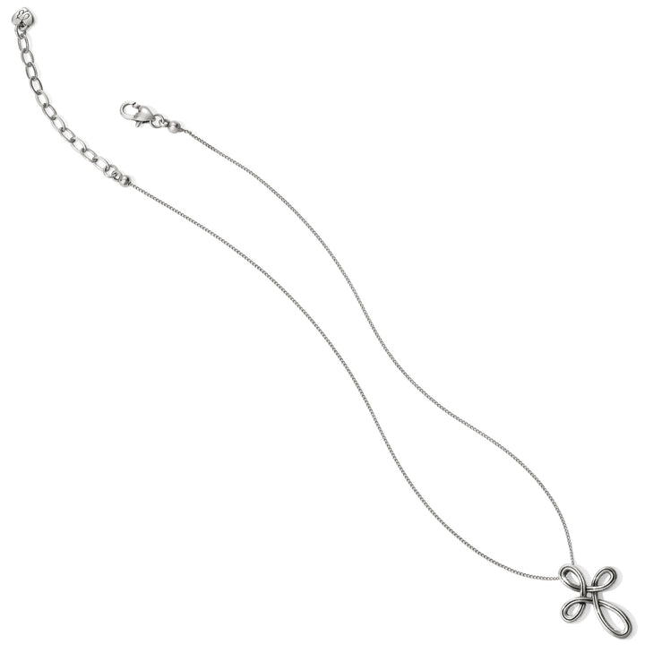 Interlok Petite Cross Necklace-Necklaces-Brighton-Market Street Nest, Fashionable Clothing, Shoes and Home Décor Located in Mabank, TX