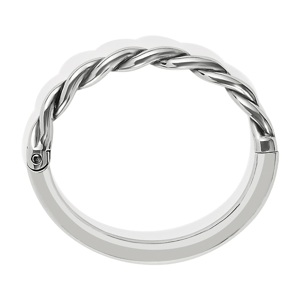 Interlok Twist Hinged Bangle-Bracelets-Brighton-Market Street Nest, Fashionable Clothing, Shoes and Home Décor Located in Mabank, TX