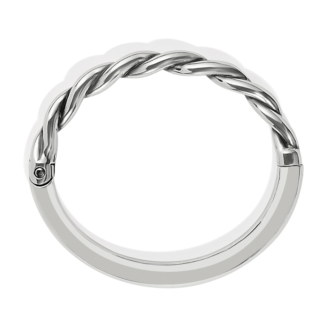 Interlok Twist Hinged Bangle-Bracelets-Brighton-Market Street Nest, Fashionable Clothing, Shoes and Home Décor Located in Mabank, TX
