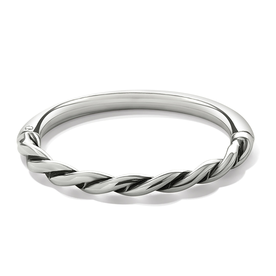 Interlok Twist Hinged Bangle-Bracelets-Brighton-Market Street Nest, Fashionable Clothing, Shoes and Home Décor Located in Mabank, TX