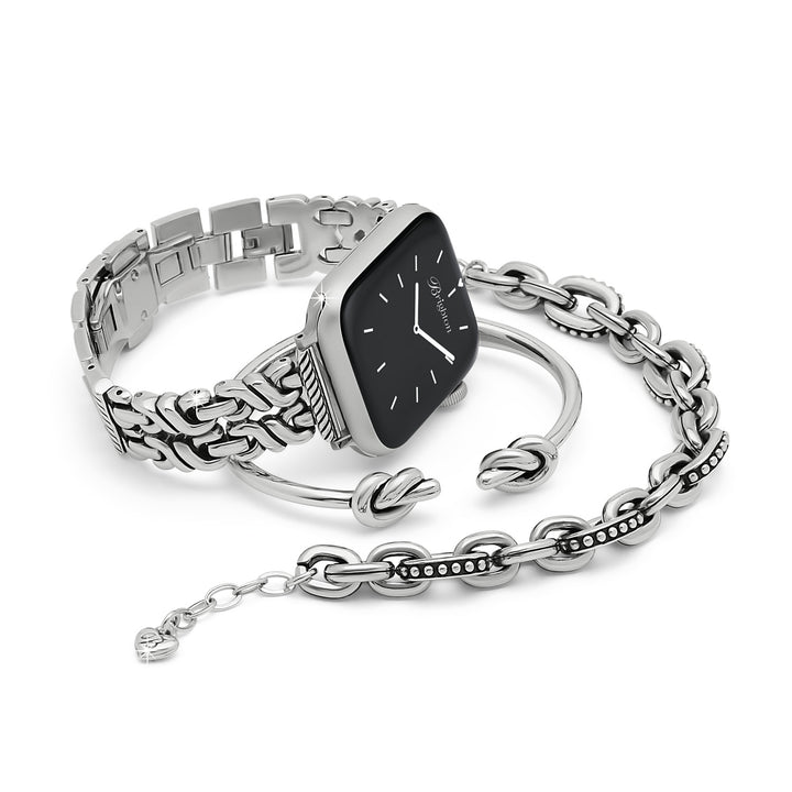 Brighton Interlok Twist Watch Band-01-Jewelry-Brighton-Market Street Nest, Fashionable Clothing, Shoes and Home Décor Located in Mabank, TX
