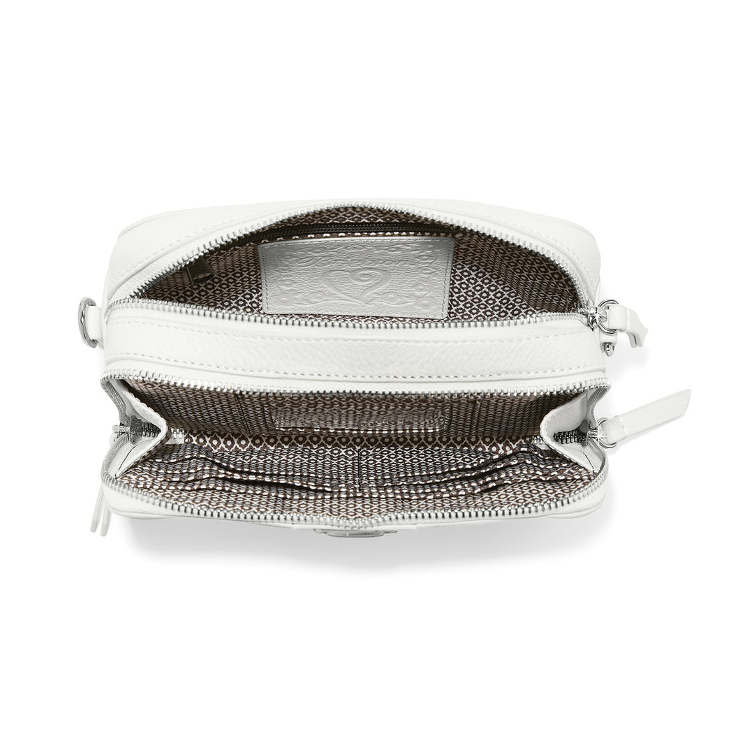 Brighton Jay Camera Organizer - Optic White-07-Handbags-Brighton-Market Street Nest, Fashionable Clothing, Shoes and Home Décor Located in Mabank, TX