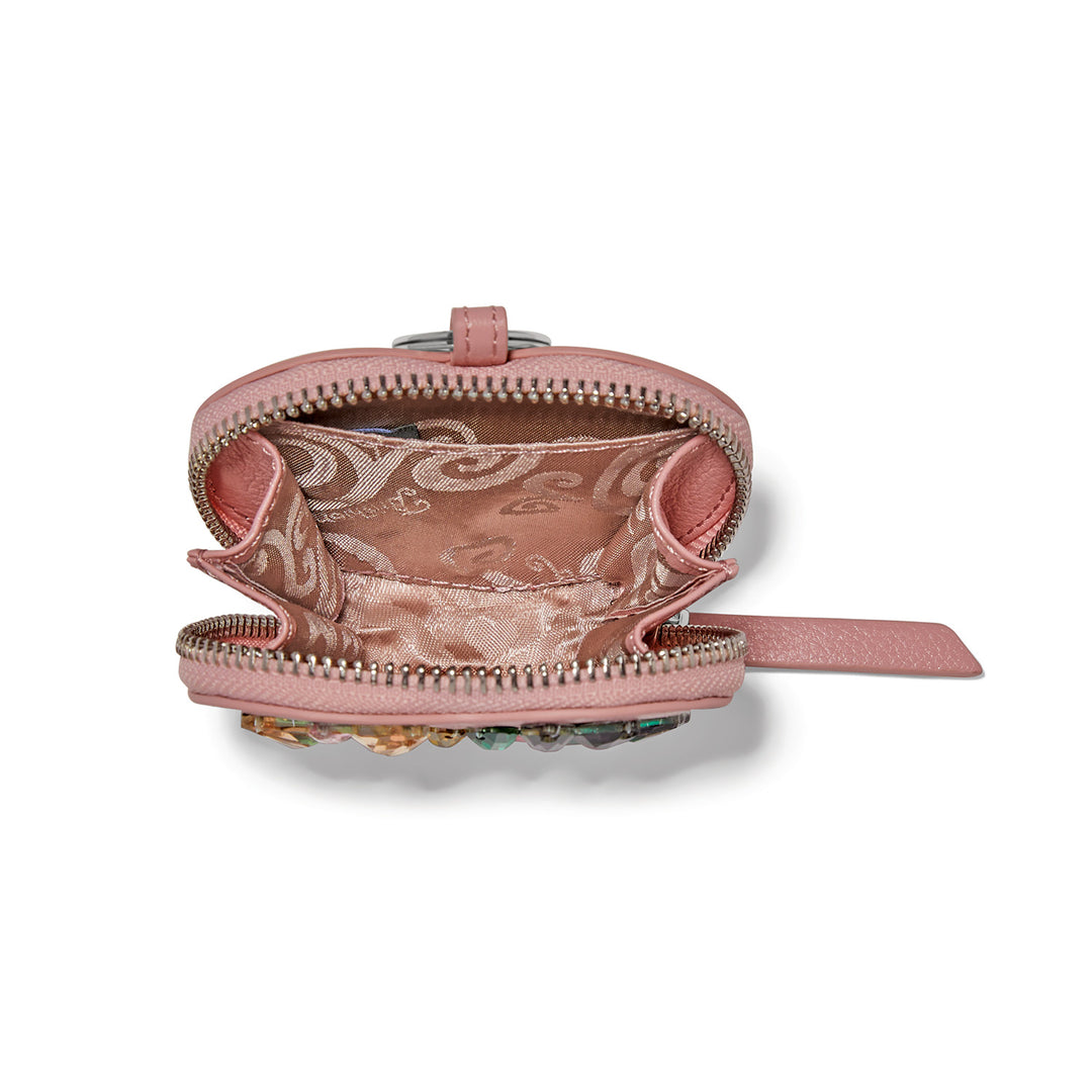 Brighton La Tulipe Heart Pouch Handbag Fob-07-Handbags-Brighton-Market Street Nest, Fashionable Clothing, Shoes and Home Décor Located in Mabank, TX