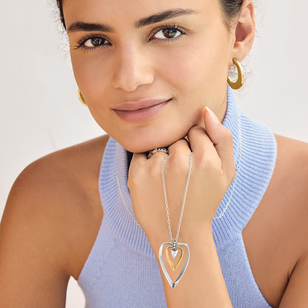 Brighton Love Message B Calm Necklace-01-Jewelry-Brighton-Market Street Nest, Fashionable Clothing, Shoes and Home Décor Located in Mabank, TX