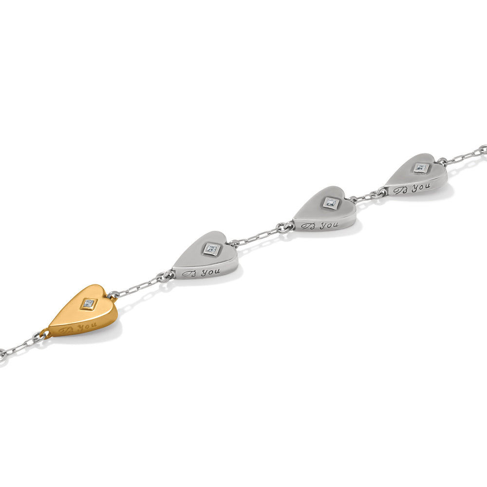 Brighton Love Messages Higher Love Bracelet-01-Jewelry-Brighton-Market Street Nest, Fashionable Clothing, Shoes and Home Décor Located in Mabank, TX