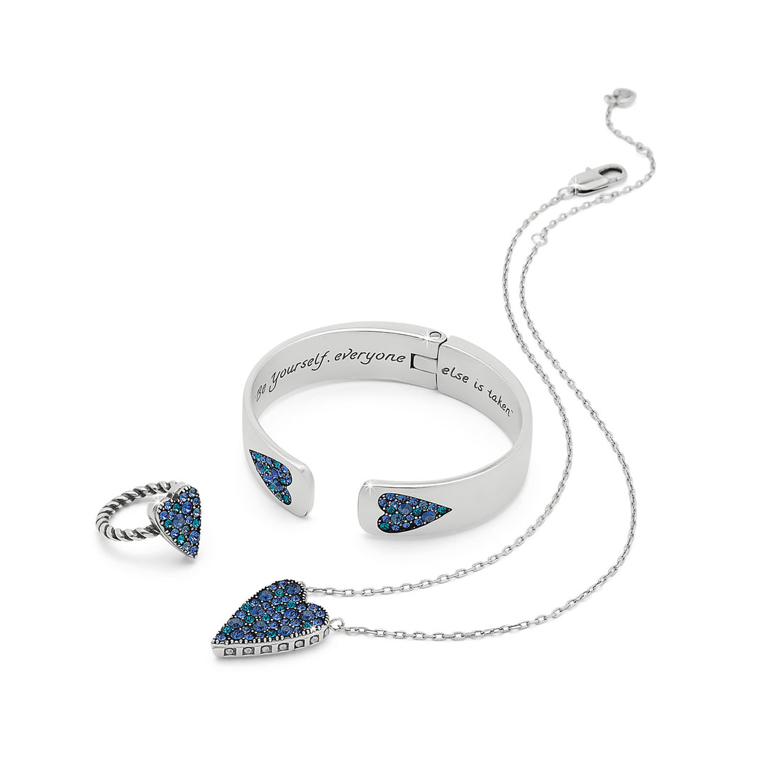 Brighton Love Messages Love Knows Necklace-01-Jewelry-Brighton-Market Street Nest, Fashionable Clothing, Shoes and Home Décor Located in Mabank, TX