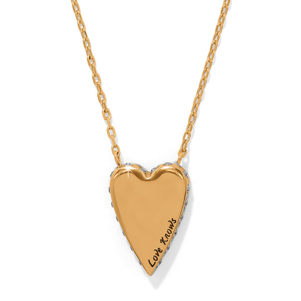 Brighton Love Messages Love Knows Reversible Necklace-Necklaces-Brighton-Market Street Nest, Fashionable Clothing, Shoes and Home Décor Located in Mabank, TX