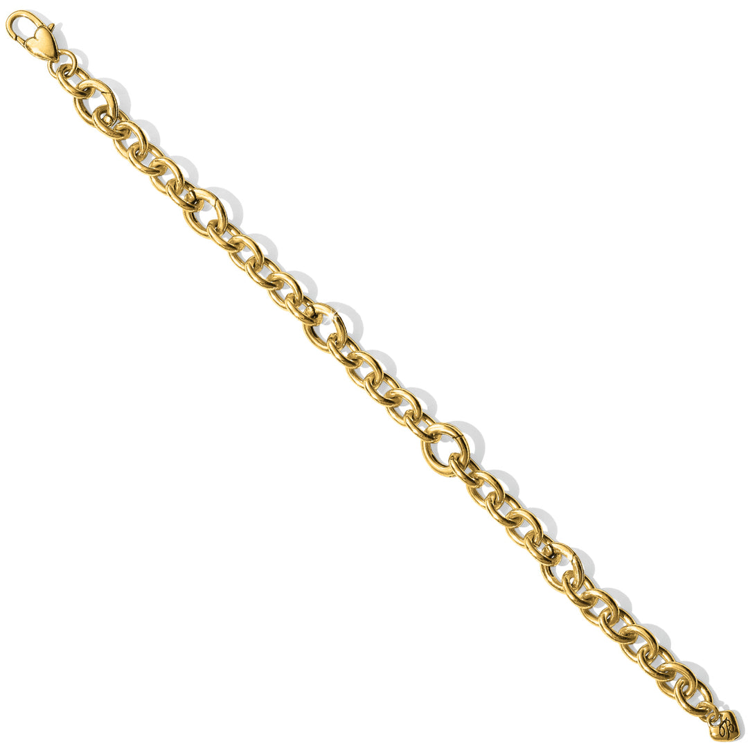 Brighton Luxe Link Charm Bracelet | Gold-01-Jewelry-Brighton-Market Street Nest, Fashionable Clothing, Shoes and Home Décor Located in Mabank, TX