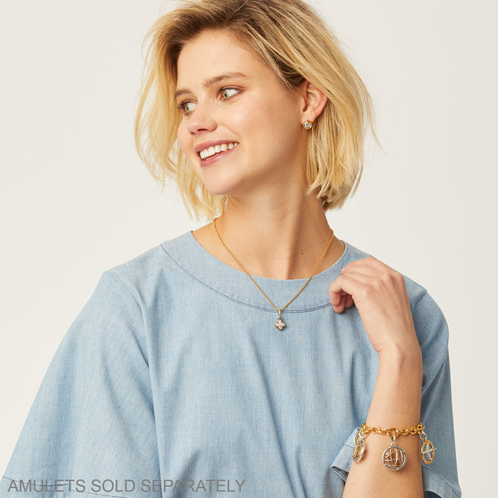 Brighton Luxe Link Charm Bracelet | Gold-01-Jewelry-Brighton-Market Street Nest, Fashionable Clothing, Shoes and Home Décor Located in Mabank, TX