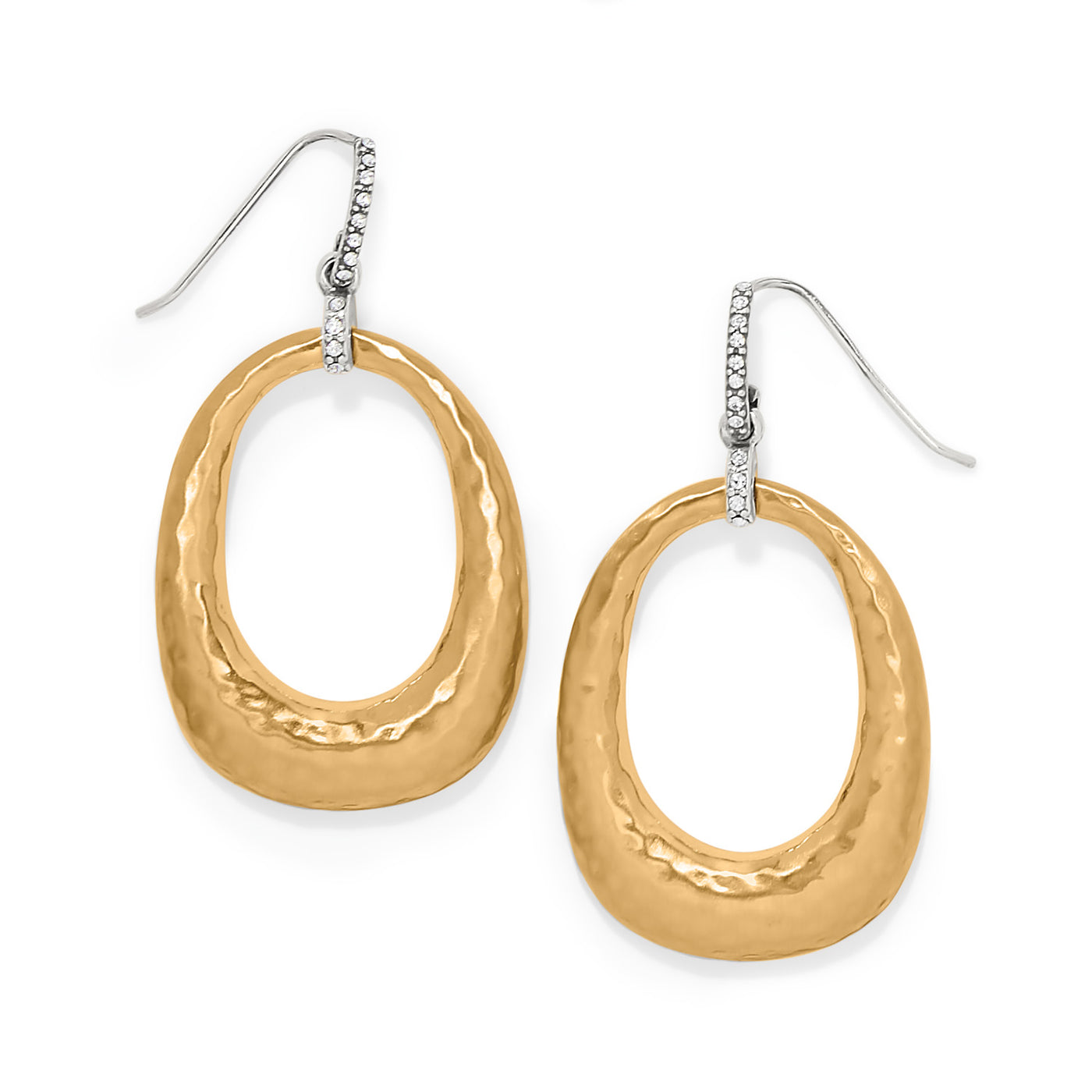 Brighton Meridian Geo Open Hoop French Wire Earrings-Earrings-Brighton-Market Street Nest, Fashionable Clothing, Shoes and Home Décor Located in Mabank, TX