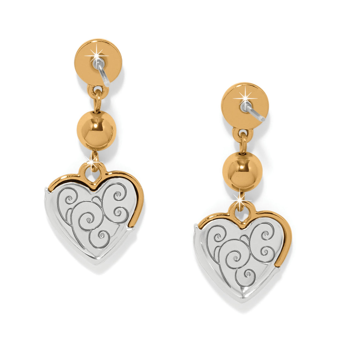 Brighton Meridian Petite Heart Wave Post Earrings-01-Jewelry-Brighton-Market Street Nest, Fashionable Clothing, Shoes and Home Décor Located in Mabank, TX