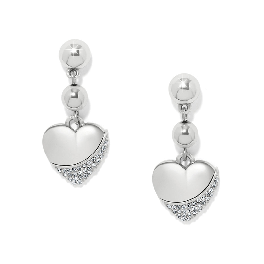 Brighton Meridian Petite Heart Wave Post Earrings-01-Jewelry-Brighton-Market Street Nest, Fashionable Clothing, Shoes and Home Décor Located in Mabank, TX
