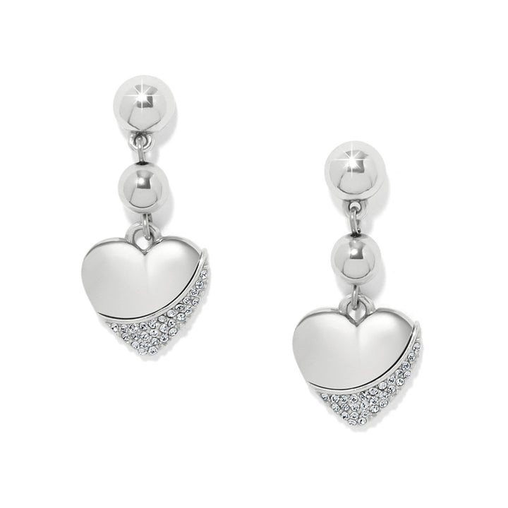 Brighton Meridian Petite Heart Wave Post Earrings-01-Jewelry-Brighton-Market Street Nest, Fashionable Clothing, Shoes and Home Décor Located in Mabank, TX
