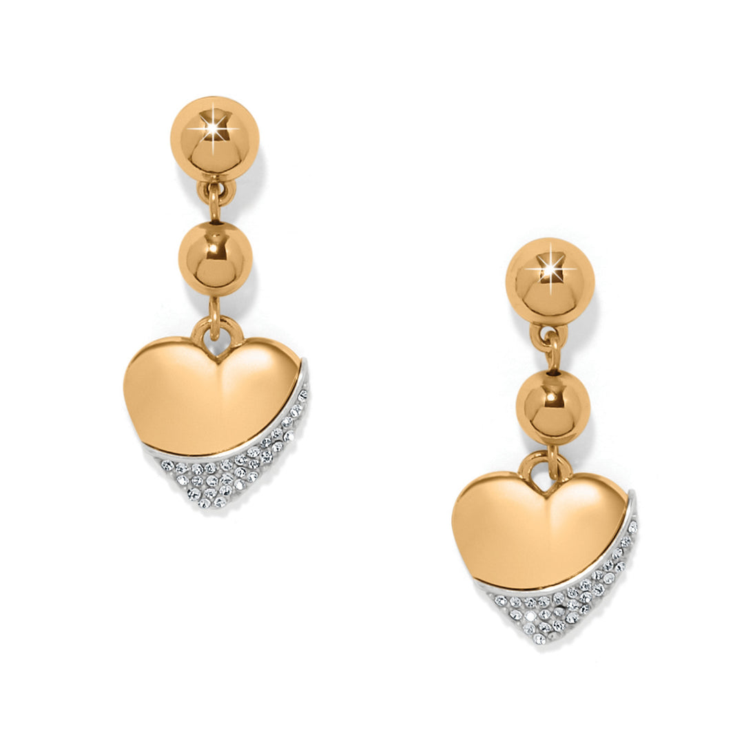 Brighton Meridian Petite Heart Wave Post Earrings-01-Jewelry-Brighton-Market Street Nest, Fashionable Clothing, Shoes and Home Décor Located in Mabank, TX