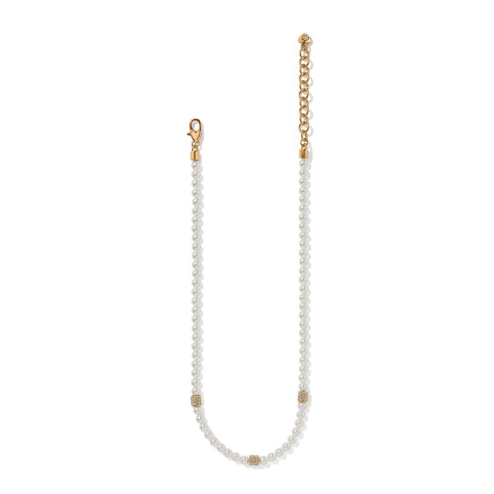 Brighton Meridian Petite Pearl Station Necklace-01-Jewelry-Brighton-Market Street Nest, Fashionable Clothing, Shoes and Home Décor Located in Mabank, TX