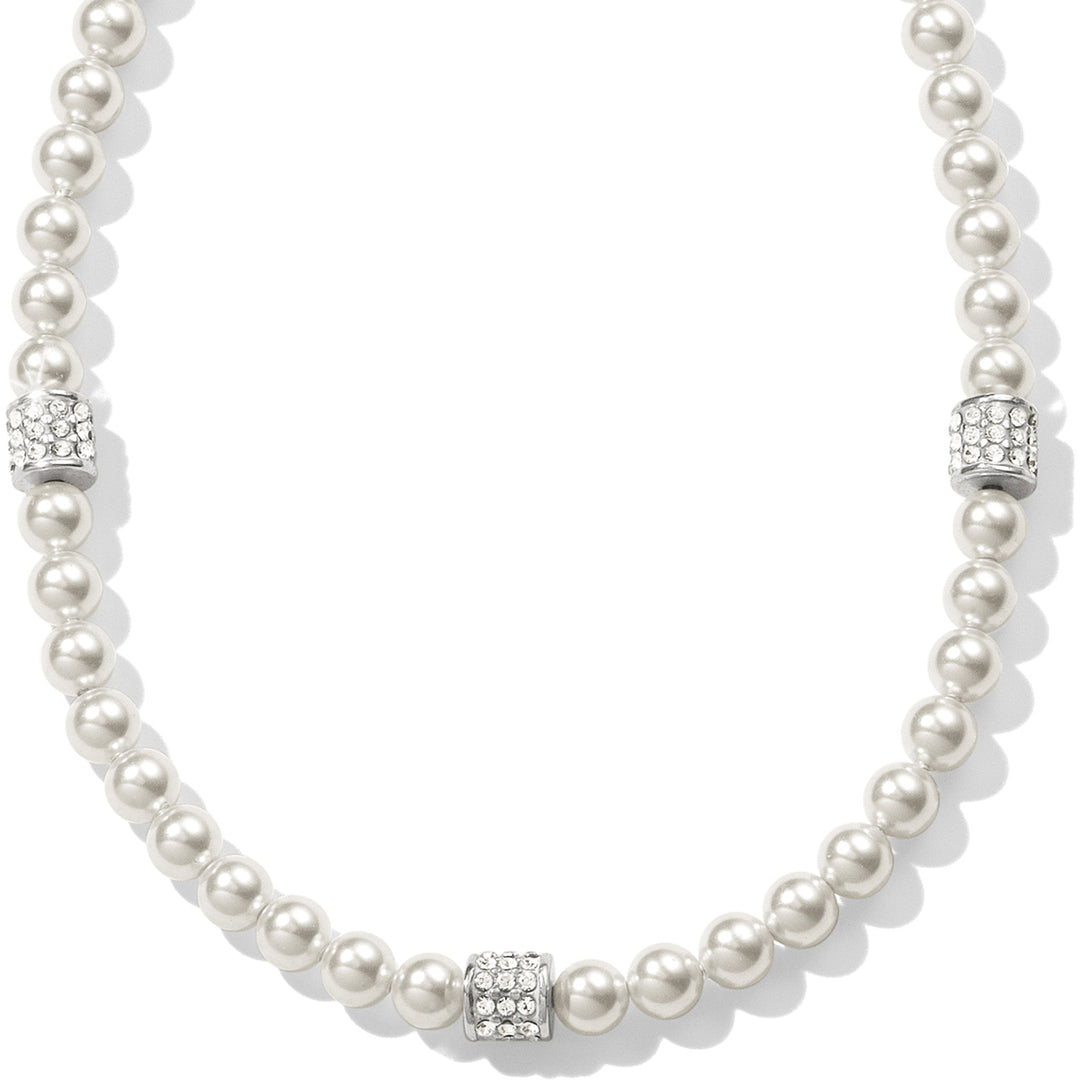 Brighton Meridian Petite Pearl Station Necklace-01-Jewelry-Brighton-Market Street Nest, Fashionable Clothing, Shoes and Home Décor Located in Mabank, TX