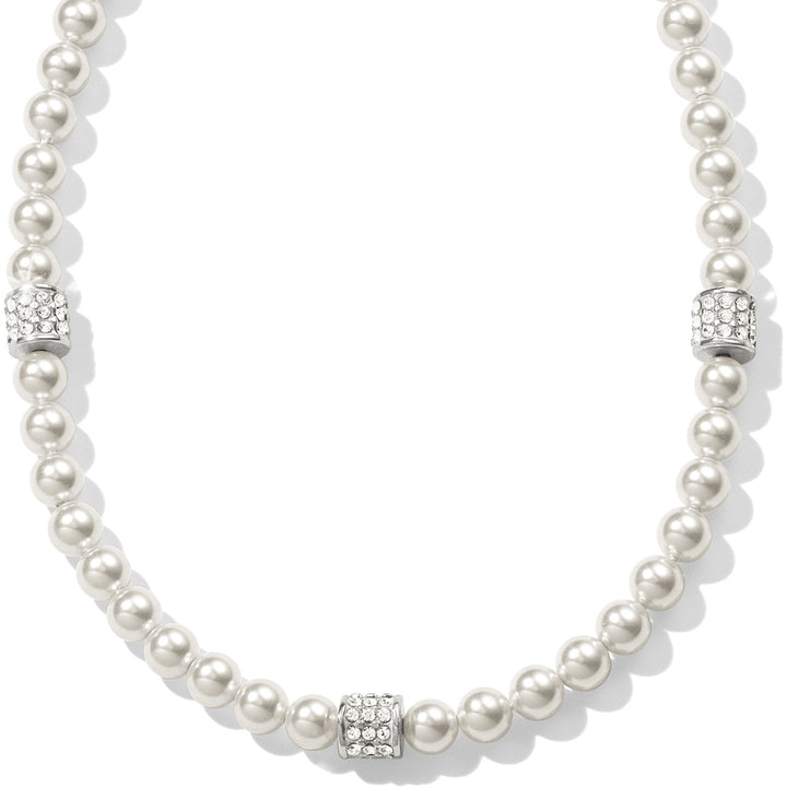 Brighton Meridian Petite Pearl Station Necklace-01-Jewelry-Brighton-Market Street Nest, Fashionable Clothing, Shoes and Home Décor Located in Mabank, TX