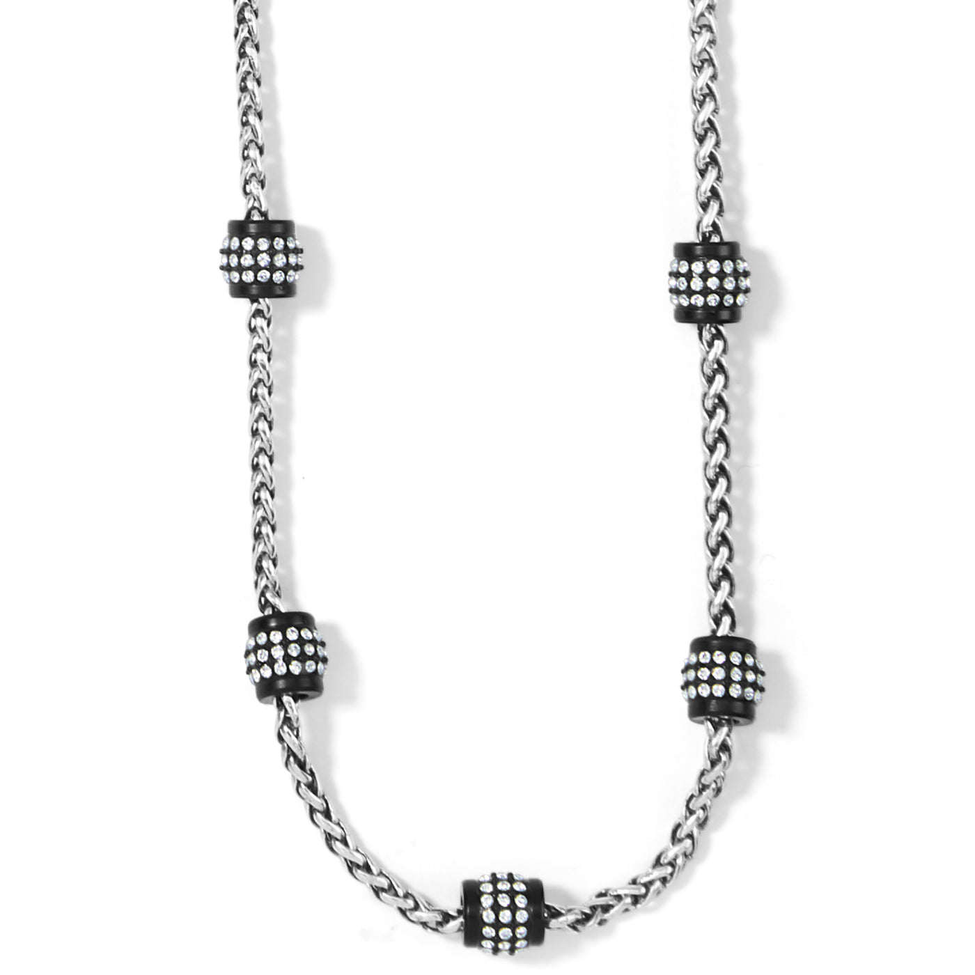 Brighton Meridian Petite Short Necklace in Black-Necklaces-Brighton-Market Street Nest, Fashionable Clothing, Shoes and Home Décor Located in Mabank, TX