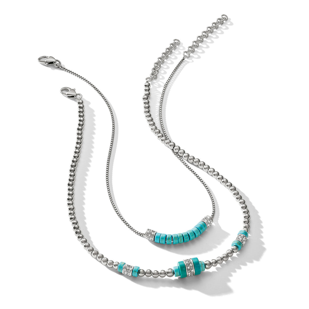 Brighton Meridian Petite Station Turquoise Necklace-01-Jewelry-Brighton-Market Street Nest, Fashionable Clothing, Shoes and Home Décor Located in Mabank, TX
