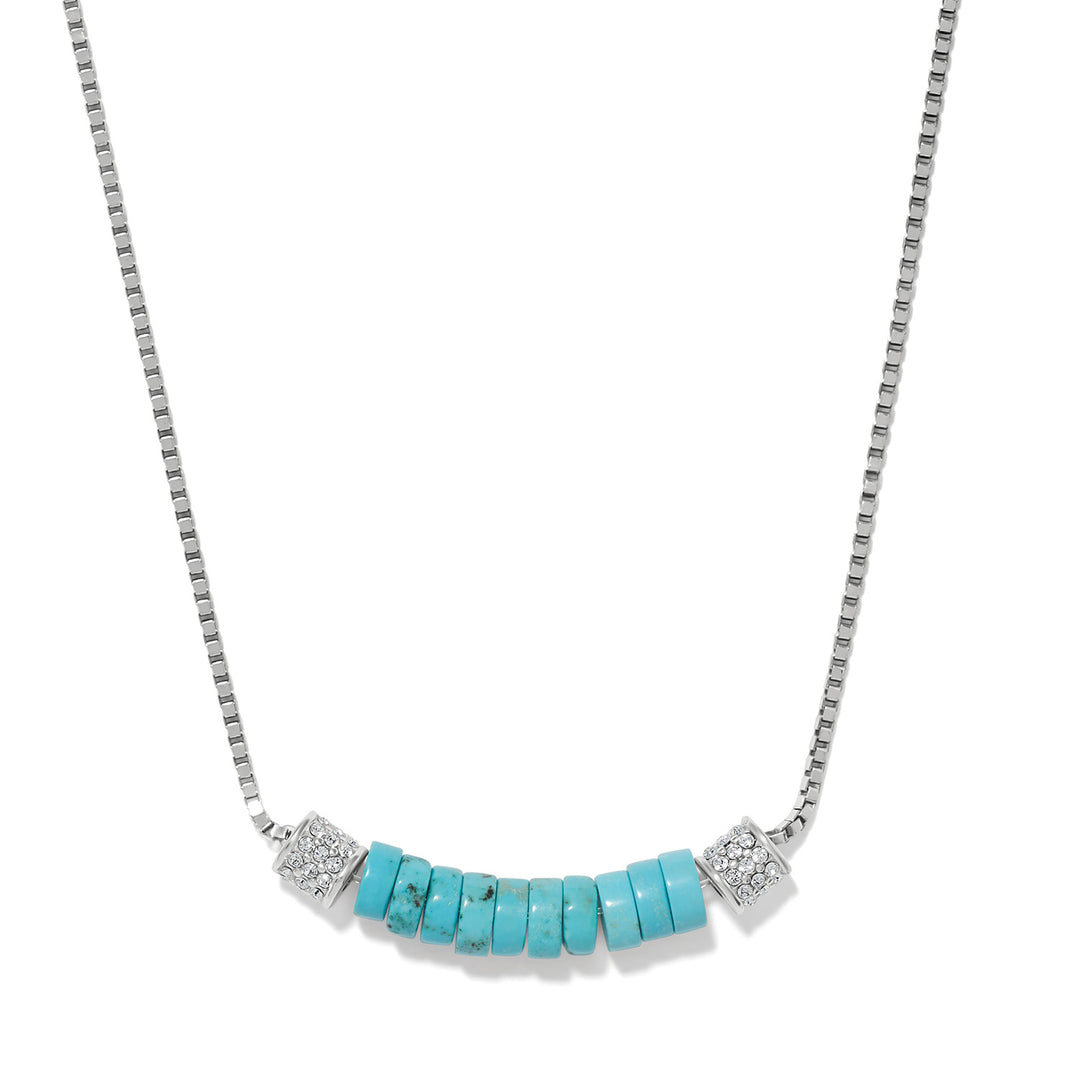 Brighton Meridian Petite Station Turquoise Necklace-01-Jewelry-Brighton-Market Street Nest, Fashionable Clothing, Shoes and Home Décor Located in Mabank, TX