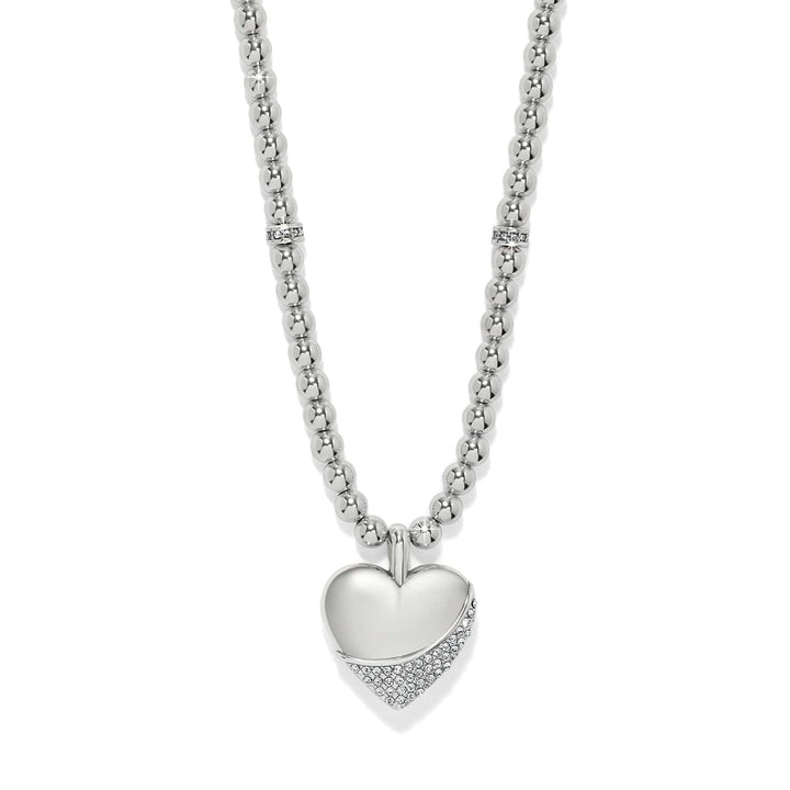 Brighton Meridian Petite Wave Heart Necklace-01-Jewelry-Brighton-Market Street Nest, Fashionable Clothing, Shoes and Home Décor Located in Mabank, TX