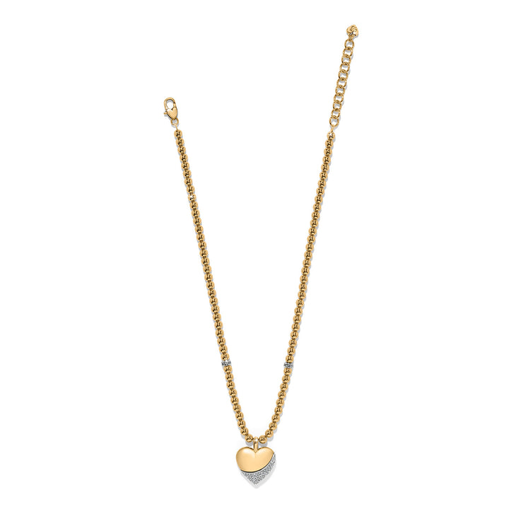 Brighton Meridian Petite Wave Heart Necklace-01-Jewelry-Brighton-Market Street Nest, Fashionable Clothing, Shoes and Home Décor Located in Mabank, TX
