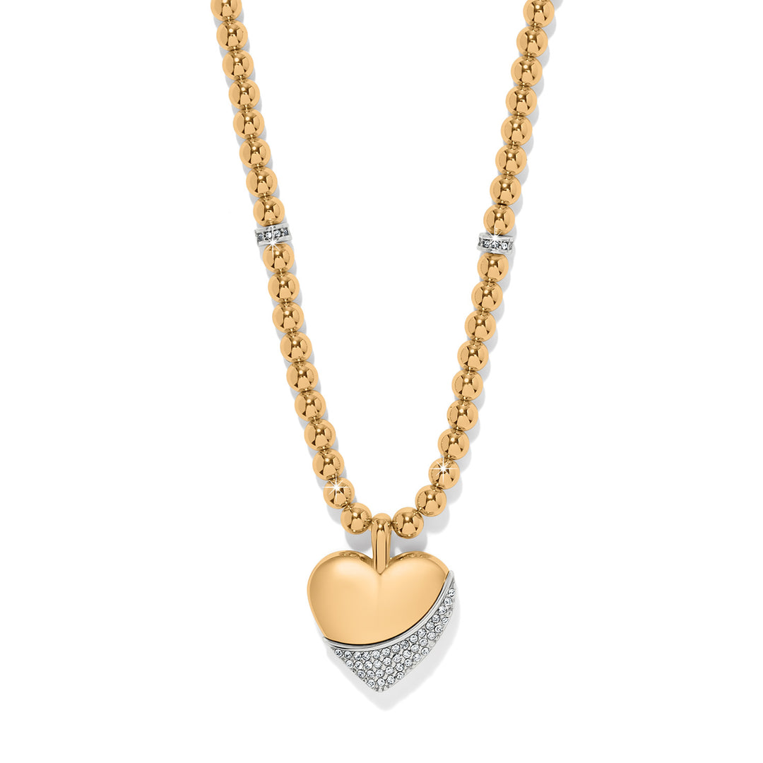 Brighton Meridian Petite Wave Heart Necklace-01-Jewelry-Brighton-Market Street Nest, Fashionable Clothing, Shoes and Home Décor Located in Mabank, TX