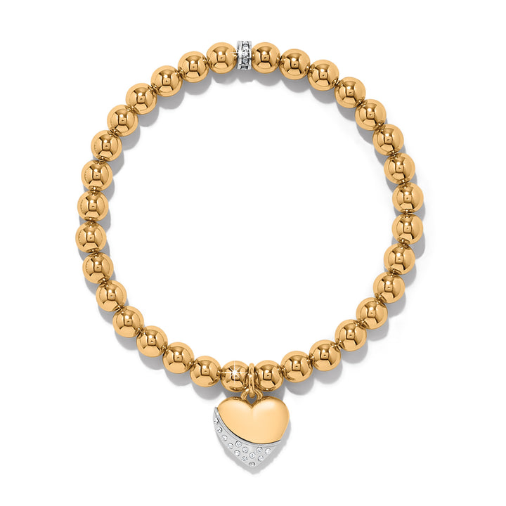 Brighton Meridian Petite Wave Heart Stretch Bracelet-01-Jewelry-Brighton-Market Street Nest, Fashionable Clothing, Shoes and Home Décor Located in Mabank, TX
