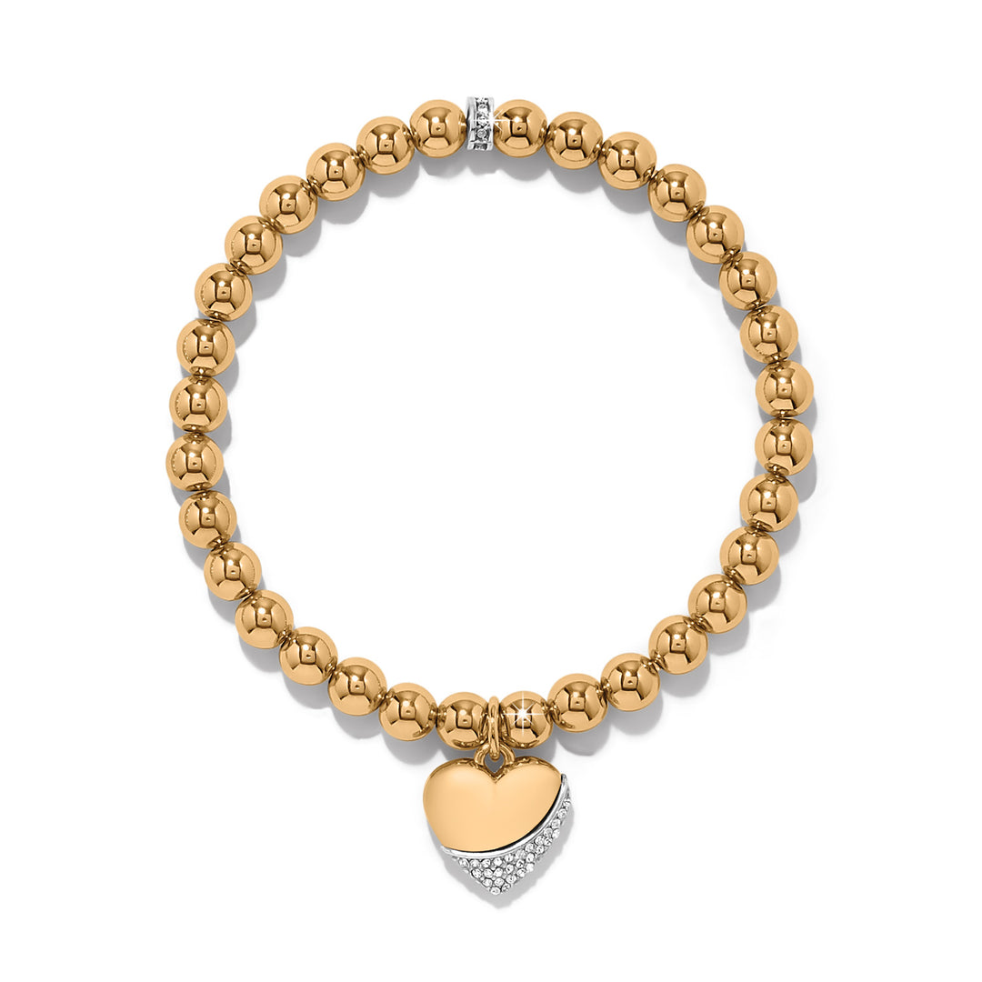 Brighton Meridian Petite Wave Heart Stretch Bracelet-01-Jewelry-Brighton-Market Street Nest, Fashionable Clothing, Shoes and Home Décor Located in Mabank, TX
