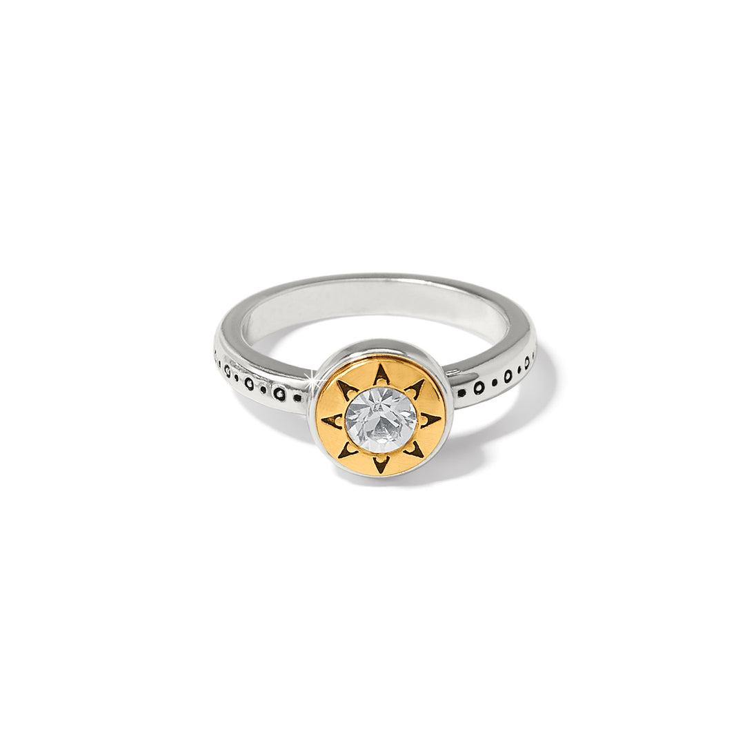 Brighton Mosaic Two Tone Ring-01-Jewelry-Brighton-Market Street Nest, Fashionable Clothing, Shoes and Home Décor Located in Mabank, TX