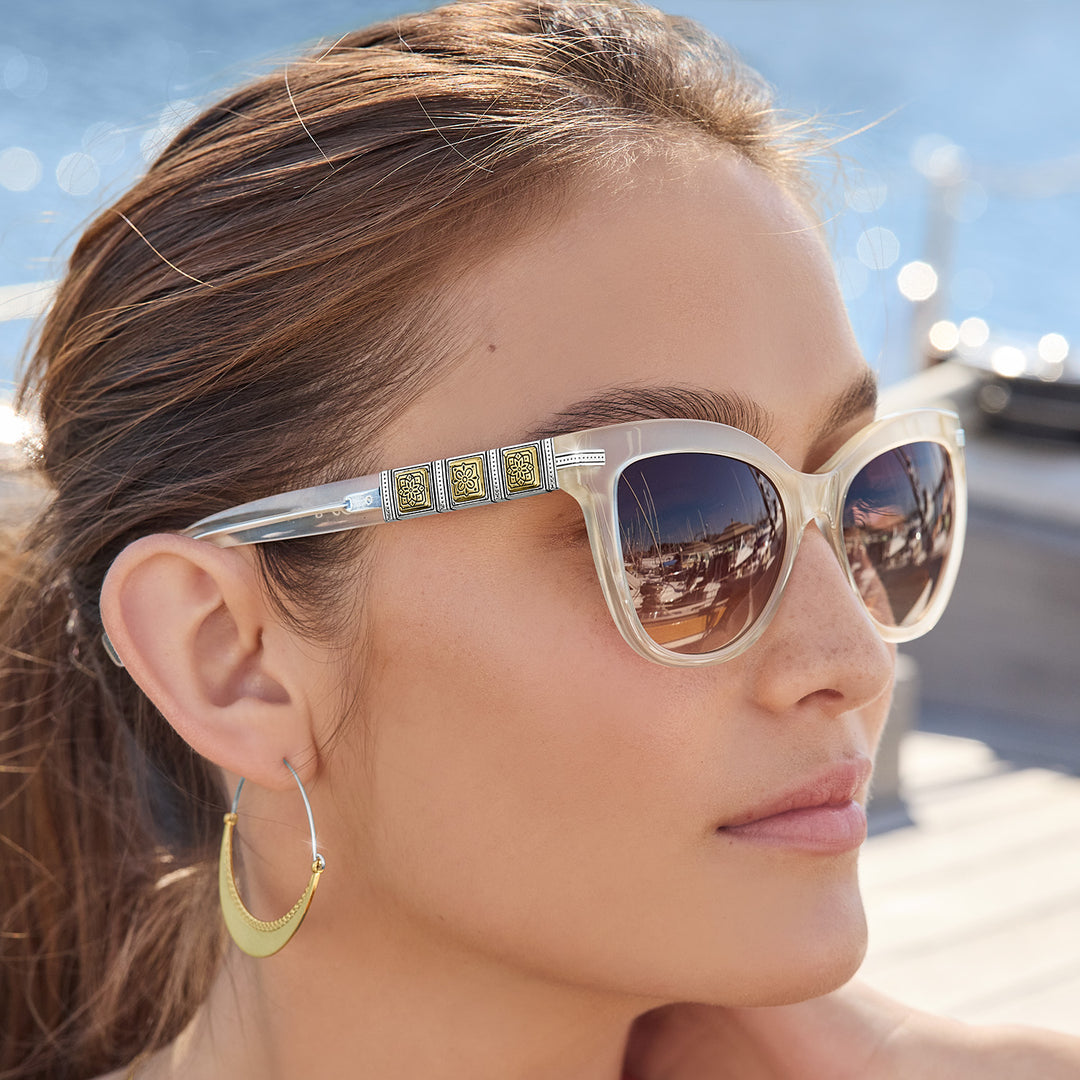 Brighton Mosaic Two Tone Sunglasses-06-Accessories-Brighton-Market Street Nest, Fashionable Clothing, Shoes and Home Décor Located in Mabank, TX