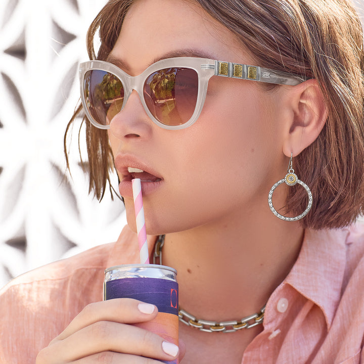 Brighton Mosaic Two Tone Sunglasses-06-Accessories-Brighton-Market Street Nest, Fashionable Clothing, Shoes and Home Décor Located in Mabank, TX