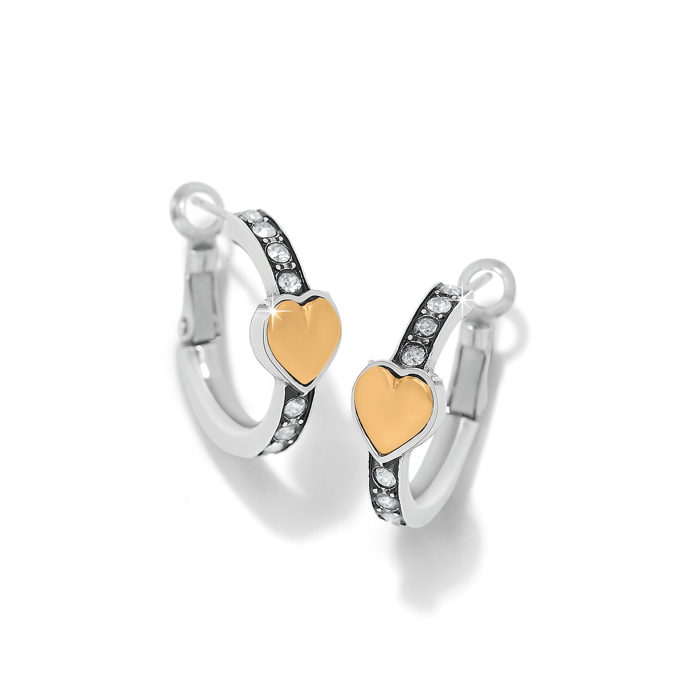 Brighton Mystery Of Love Heart Hoop Earrings-Earrings-Brighton-Market Street Nest, Fashionable Clothing, Shoes and Home Décor Located in Mabank, TX
