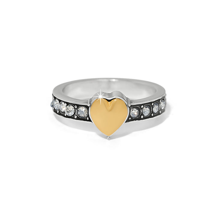 Brighton Mystery Of Love Heart Ring-Rings-Brighton-Market Street Nest, Fashionable Clothing, Shoes and Home Décor Located in Mabank, TX