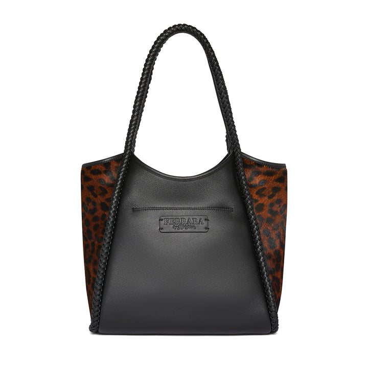 Brighton Noa Leopard Large Tote-07-Handbags-Brighton-Market Street Nest, Fashionable Clothing, Shoes and Home Décor Located in Mabank, TX
