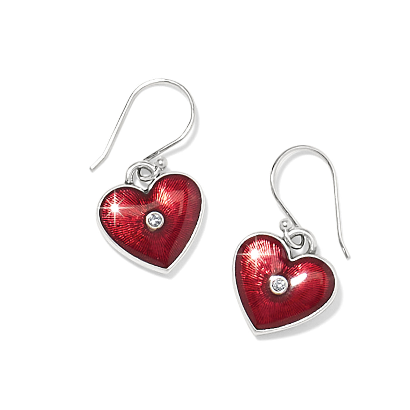 Brighton One Heart Reversible Earrings-Earrings-Brighton-Market Street Nest, Fashionable Clothing, Shoes and Home Décor Located in Mabank, TX