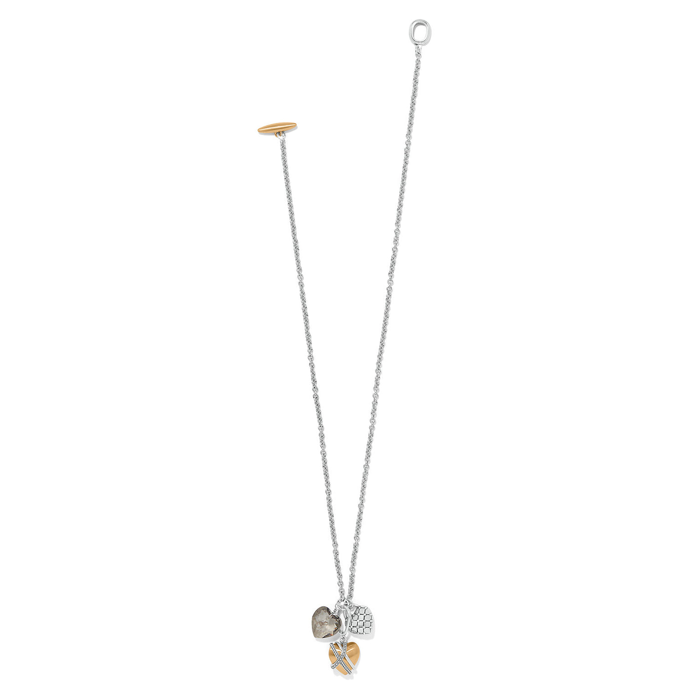 Brighton One Heart Toggle Necklace-Necklaces-Brighton-Market Street Nest, Fashionable Clothing, Shoes and Home Décor Located in Mabank, TX