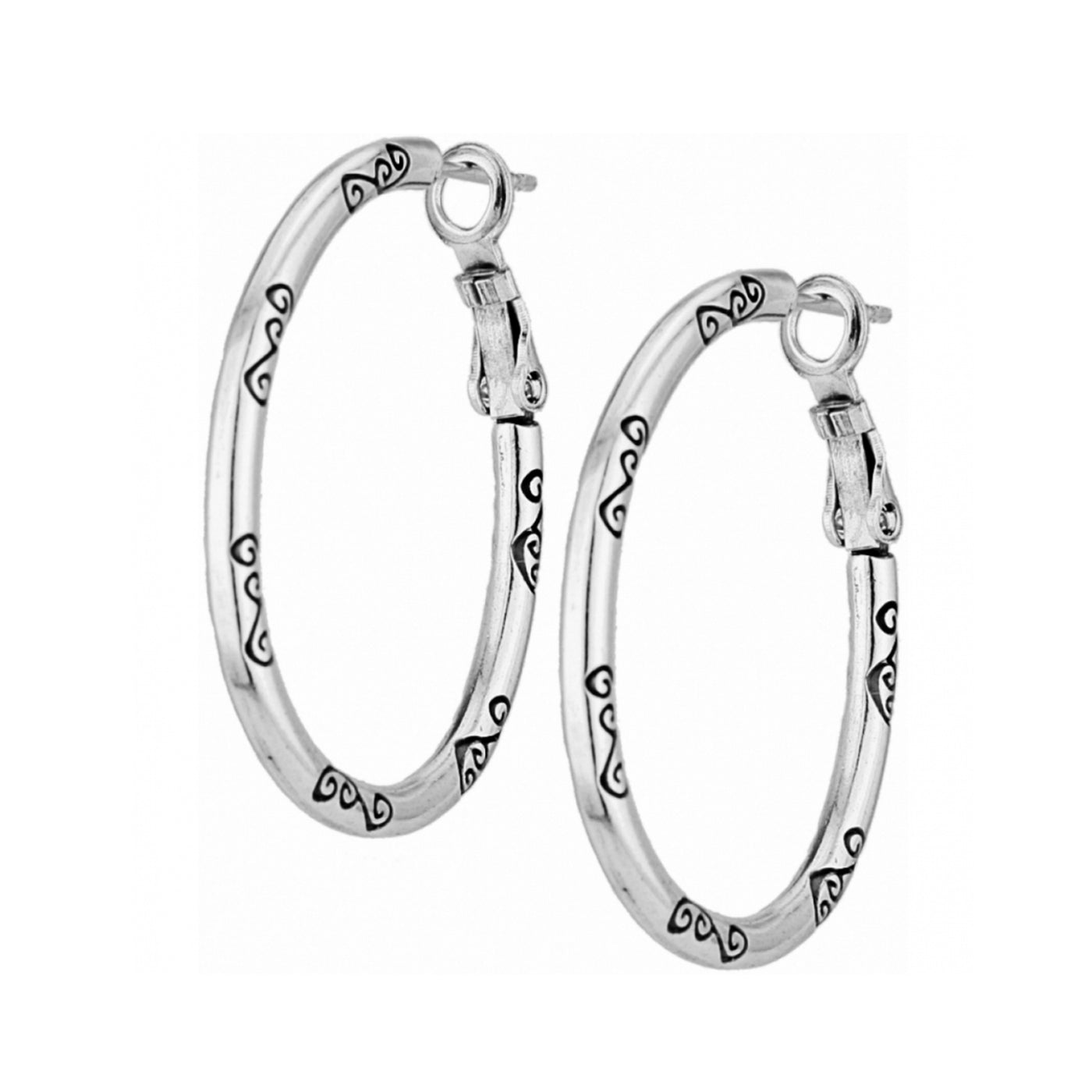 Brighton Oval Hoop Charm Earrings-Earrings-Brighton-Market Street Nest, Fashionable Clothing, Shoes and Home Décor Located in Mabank, TX