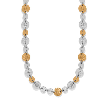Brighton Palm Canyon Two Tone Necklace-Necklaces-Brighton-Market Street Nest, Fashionable Clothing, Shoes and Home Décor Located in Mabank, TX
