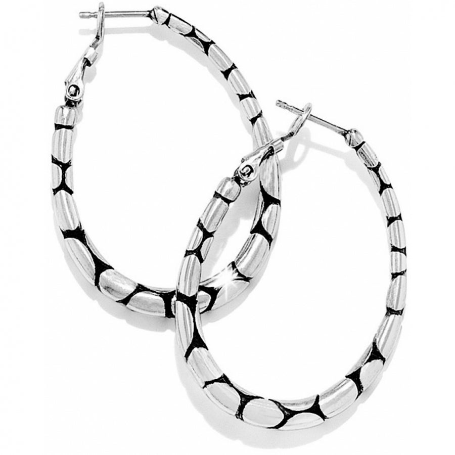 Pebble Oval Hoop Earrings-Earrings-Brighton-Market Street Nest, Fashionable Clothing, Shoes and Home Décor Located in Mabank, TX