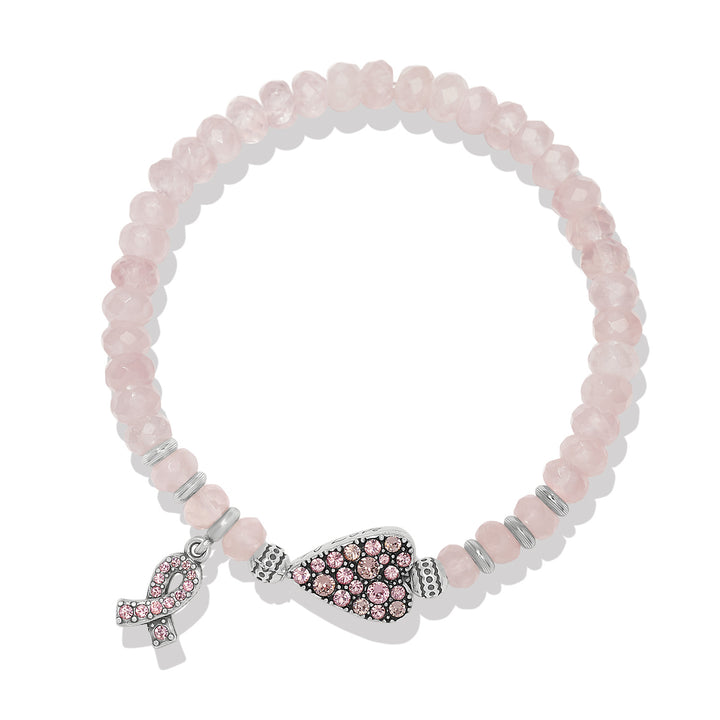 Brighton Power Of Pink 2026 Stretch Bracelet-01-Jewelry-Brighton-Market Street Nest, Fashionable Clothing, Shoes and Home Décor Located in Mabank, TX