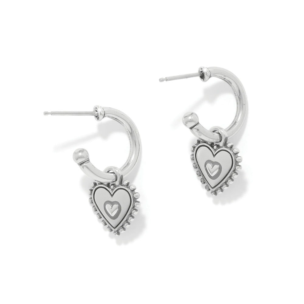 Brighton Pretty Tough Amour Heart Post Drop Earrings-01-Jewelry-Brighton-Market Street Nest, Fashionable Clothing, Shoes and Home Décor Located in Mabank, TX