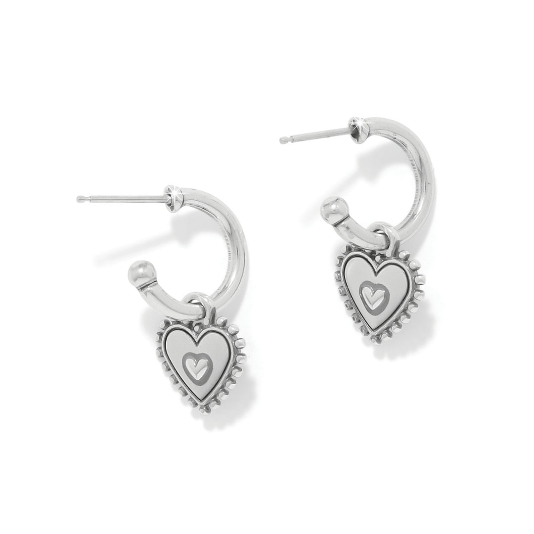 Brighton Pretty Tough Amour Heart Post Drop Earrings-01-Jewelry-Brighton-Market Street Nest, Fashionable Clothing, Shoes and Home Décor Located in Mabank, TX