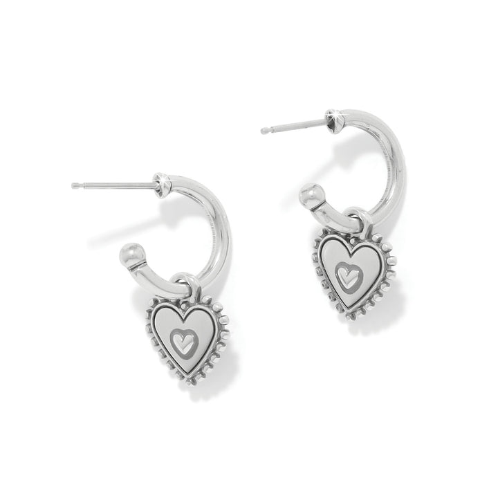 Brighton Pretty Tough Amour Heart Post Drop Earrings-01-Jewelry-Brighton-Market Street Nest, Fashionable Clothing, Shoes and Home Décor Located in Mabank, TX