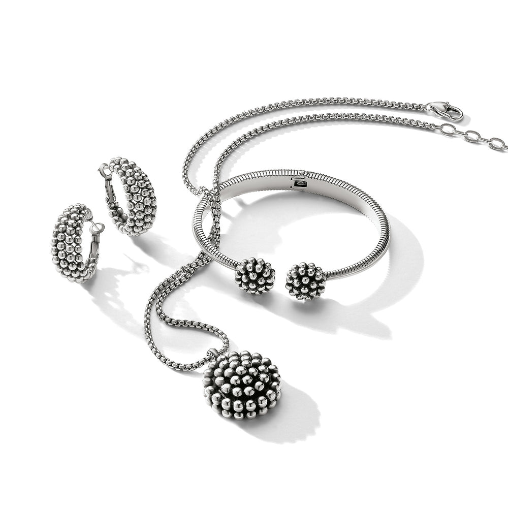Brighton Pretty Tough Blossom Hoop Earrings-01-Jewelry-Brighton-Market Street Nest, Fashionable Clothing, Shoes and Home Décor Located in Mabank, TX