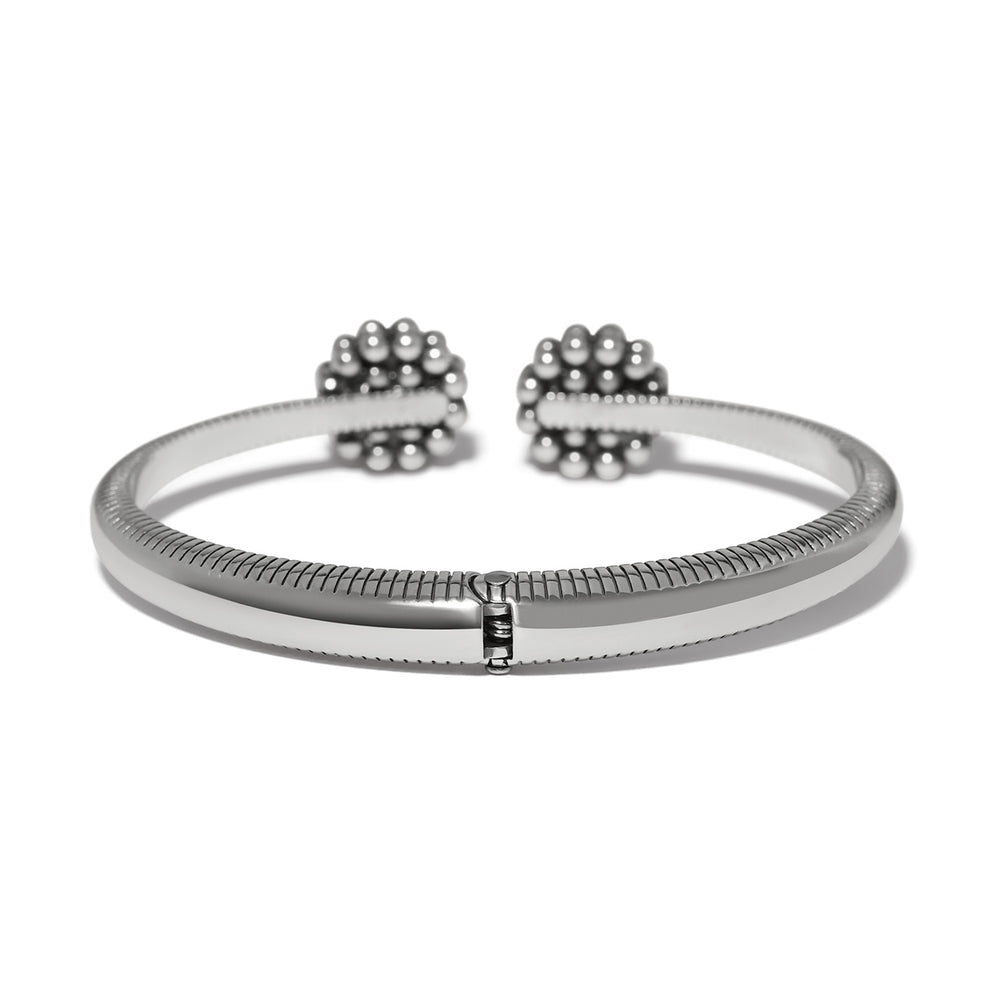 Brighton Pretty Tough Blossom Open Hinged Bangle-01-Jewelry-Brighton-Market Street Nest, Fashionable Clothing, Shoes and Home Décor Located in Mabank, TX