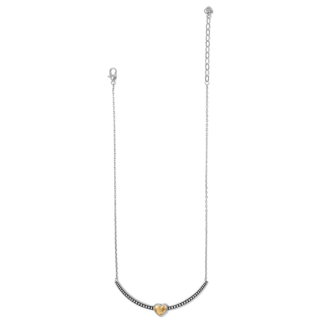 Brighton Pretty Tough Bold Heart Bar Necklace-01-Jewelry-Brighton-Market Street Nest, Fashionable Clothing, Shoes and Home Décor Located in Mabank, TX