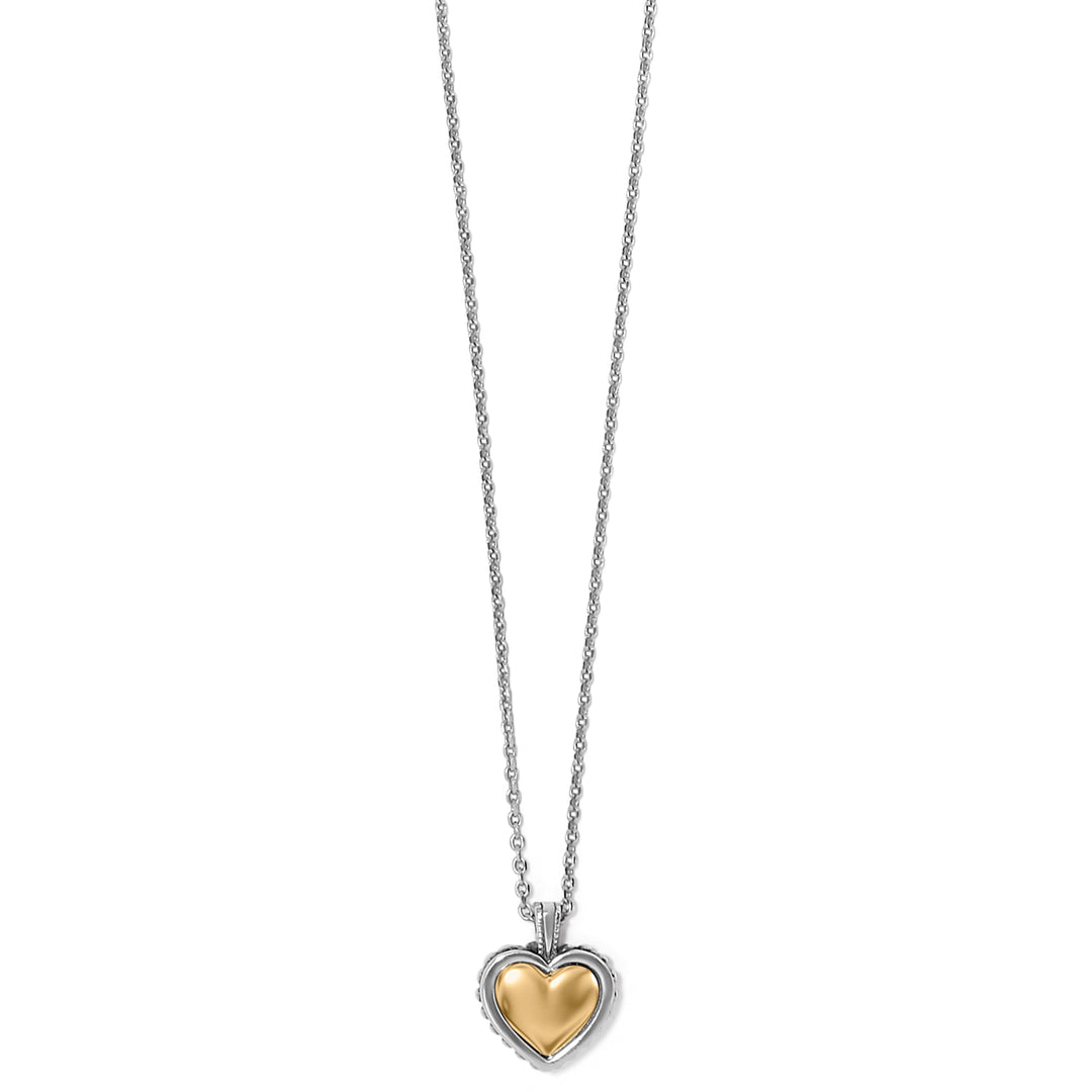 Brighton Pretty Tough Bold Heart Petite Necklace-01-Jewelry-Brighton-Market Street Nest, Fashionable Clothing, Shoes and Home Décor Located in Mabank, TX