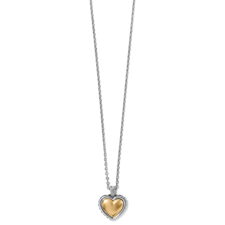 Brighton Pretty Tough Bold Heart Petite Necklace-01-Jewelry-Brighton-Market Street Nest, Fashionable Clothing, Shoes and Home Décor Located in Mabank, TX
