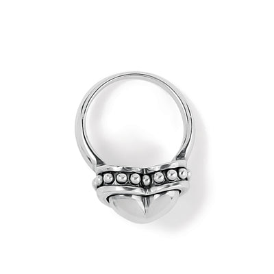Brighton Pretty Tough Bold Heart Ring-Rings-Brighton-Market Street Nest, Fashionable Clothing, Shoes and Home Décor Located in Mabank, TX